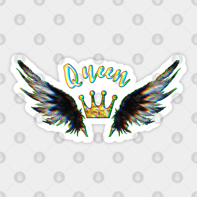 The Queen Sticker by Narrie